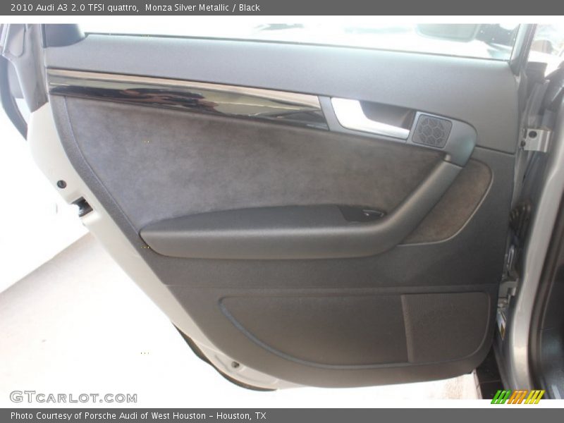 Monza Silver Metallic / Black 2010 Audi A3 2.0 TFSI quattro