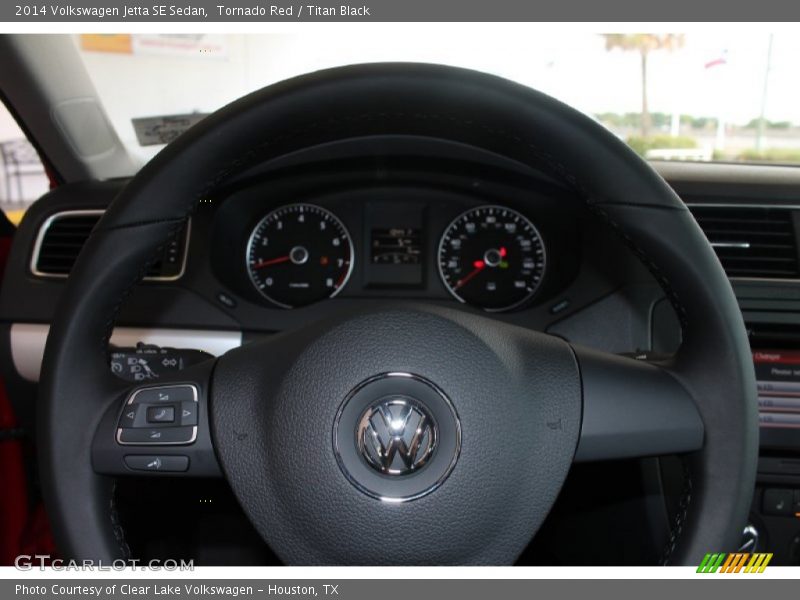 Tornado Red / Titan Black 2014 Volkswagen Jetta SE Sedan