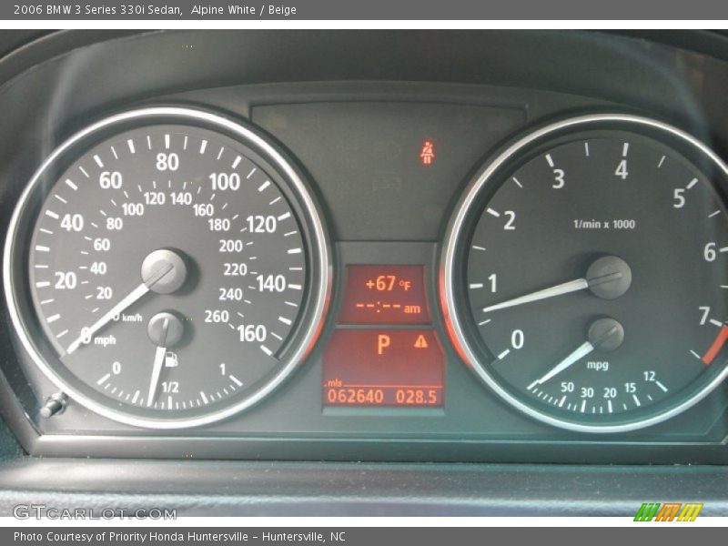 Alpine White / Beige 2006 BMW 3 Series 330i Sedan