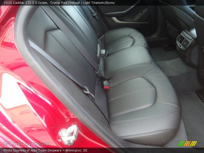 Crystal Red Tintcoat / Light Titanium/Ebony 2010 Cadillac CTS 3.0 Sedan