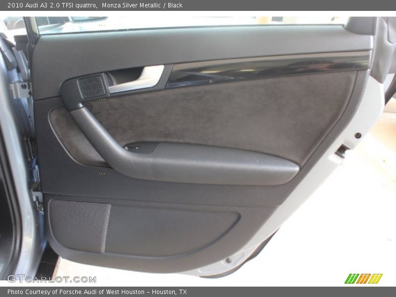 Monza Silver Metallic / Black 2010 Audi A3 2.0 TFSI quattro