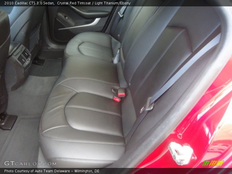 Crystal Red Tintcoat / Light Titanium/Ebony 2010 Cadillac CTS 3.0 Sedan