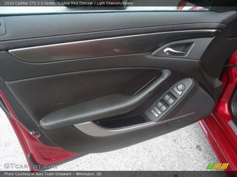 Crystal Red Tintcoat / Light Titanium/Ebony 2010 Cadillac CTS 3.0 Sedan