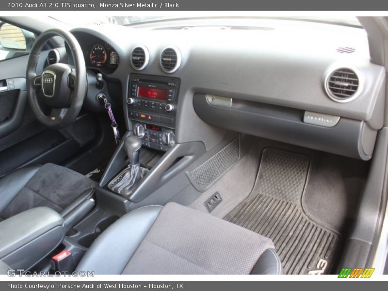 Monza Silver Metallic / Black 2010 Audi A3 2.0 TFSI quattro