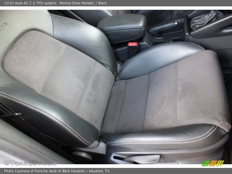Monza Silver Metallic / Black 2010 Audi A3 2.0 TFSI quattro