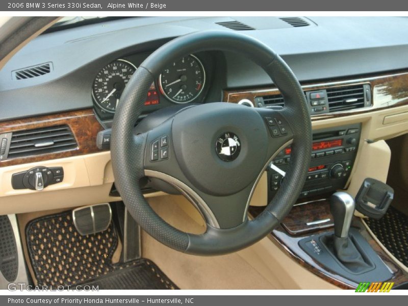 Alpine White / Beige 2006 BMW 3 Series 330i Sedan