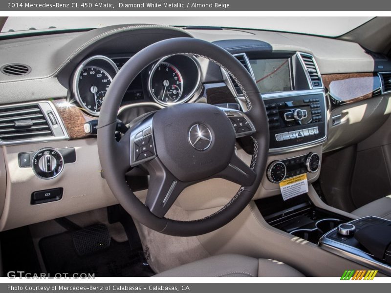 Diamond White Metallic / Almond Beige 2014 Mercedes-Benz GL 450 4Matic