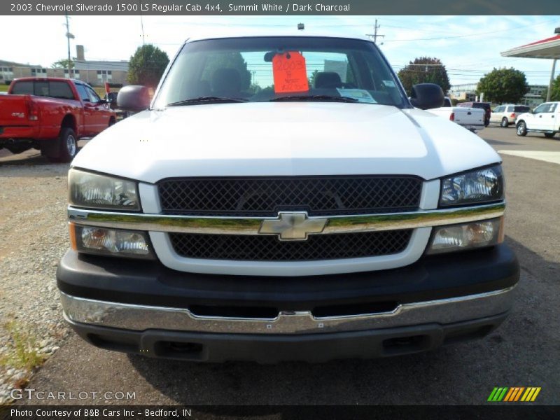 Summit White / Dark Charcoal 2003 Chevrolet Silverado 1500 LS Regular Cab 4x4