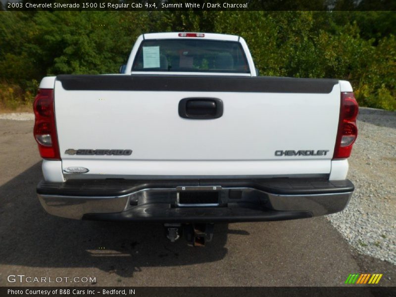 Summit White / Dark Charcoal 2003 Chevrolet Silverado 1500 LS Regular Cab 4x4