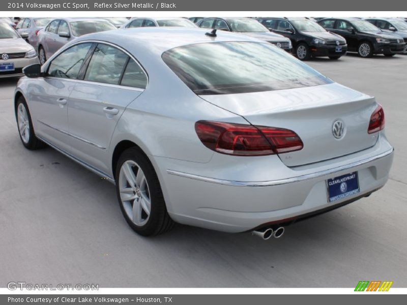 Reflex Silver Metallic / Black 2014 Volkswagen CC Sport