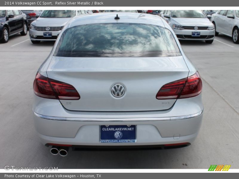 Reflex Silver Metallic / Black 2014 Volkswagen CC Sport