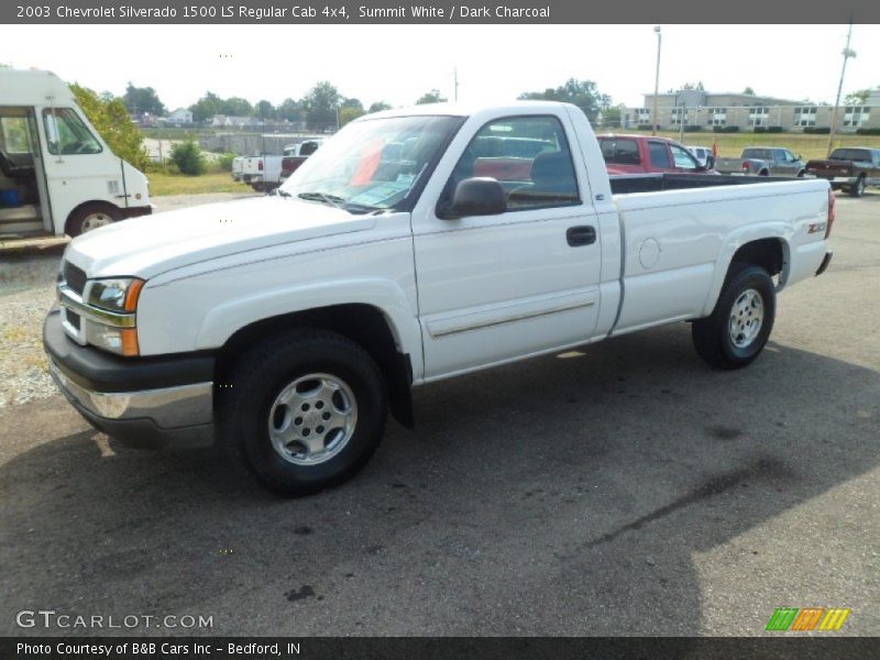 Summit White / Dark Charcoal 2003 Chevrolet Silverado 1500 LS Regular Cab 4x4