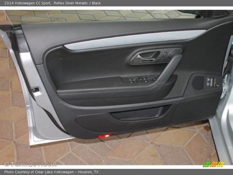 Reflex Silver Metallic / Black 2014 Volkswagen CC Sport