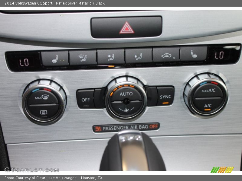 Reflex Silver Metallic / Black 2014 Volkswagen CC Sport