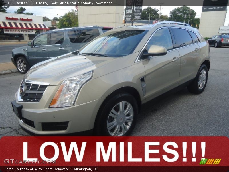 Gold Mist Metallic / Shale/Brownstone 2012 Cadillac SRX Luxury