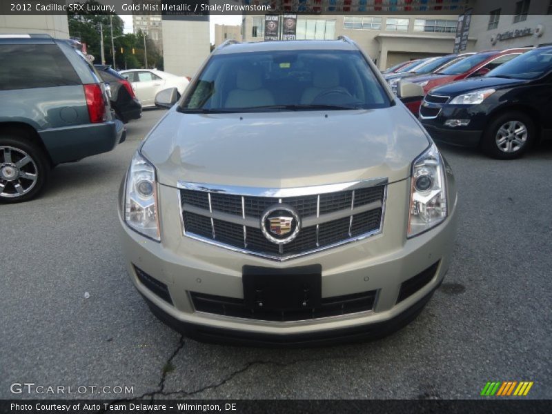 Gold Mist Metallic / Shale/Brownstone 2012 Cadillac SRX Luxury