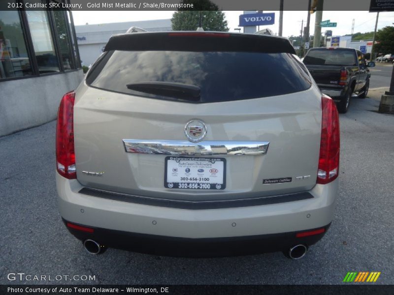 Gold Mist Metallic / Shale/Brownstone 2012 Cadillac SRX Luxury
