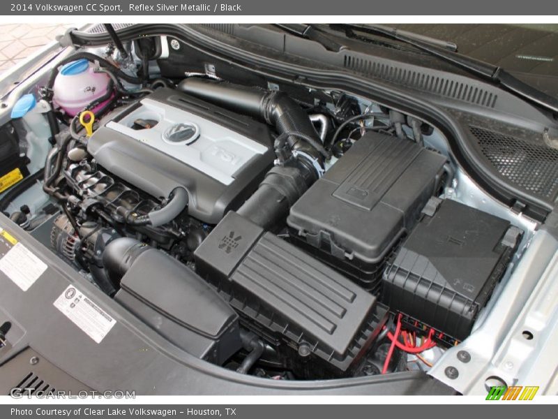 Reflex Silver Metallic / Black 2014 Volkswagen CC Sport