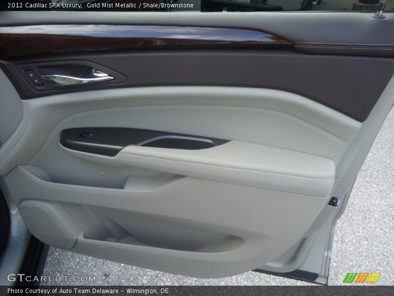 Gold Mist Metallic / Shale/Brownstone 2012 Cadillac SRX Luxury