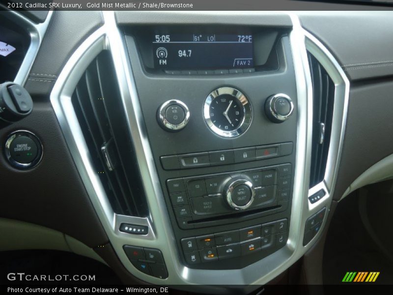 Gold Mist Metallic / Shale/Brownstone 2012 Cadillac SRX Luxury