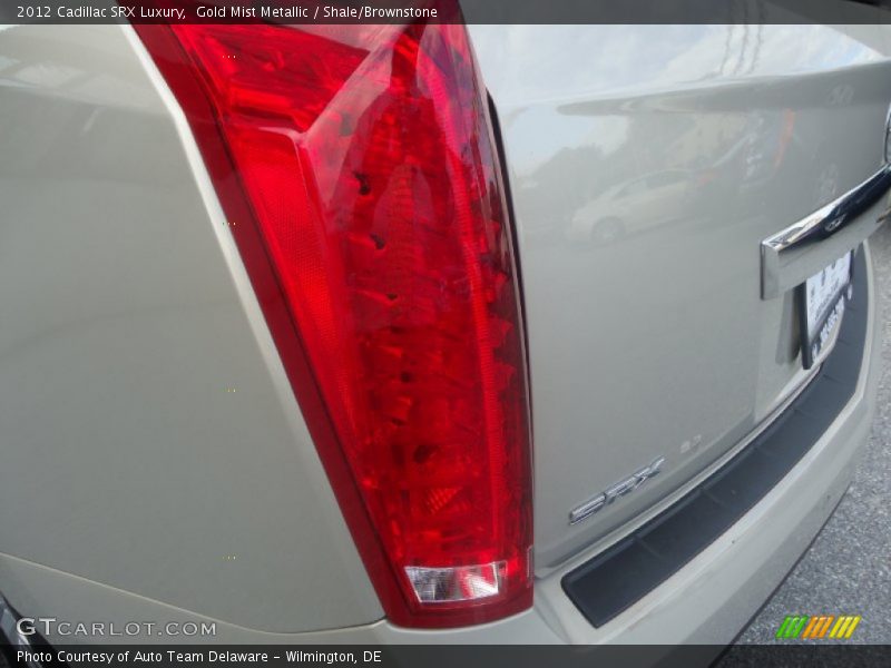 Gold Mist Metallic / Shale/Brownstone 2012 Cadillac SRX Luxury