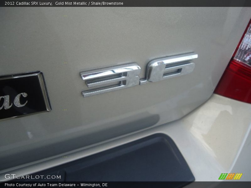 Gold Mist Metallic / Shale/Brownstone 2012 Cadillac SRX Luxury