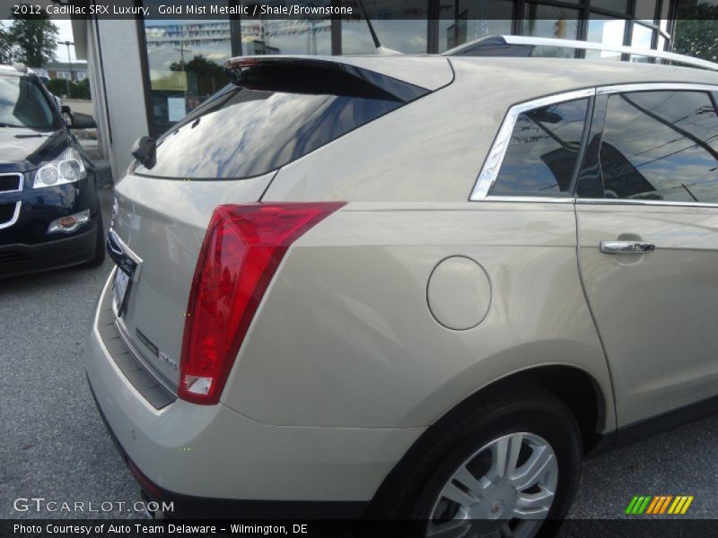 Gold Mist Metallic / Shale/Brownstone 2012 Cadillac SRX Luxury