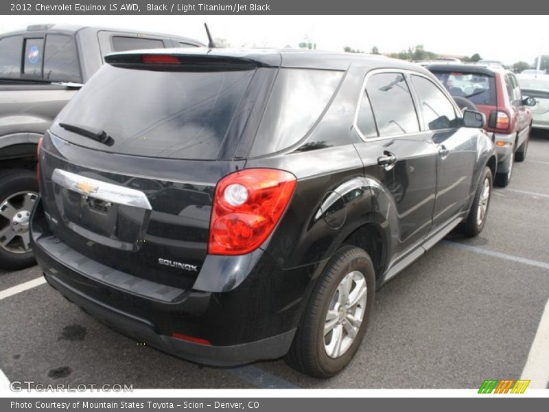 Black / Light Titanium/Jet Black 2012 Chevrolet Equinox LS AWD
