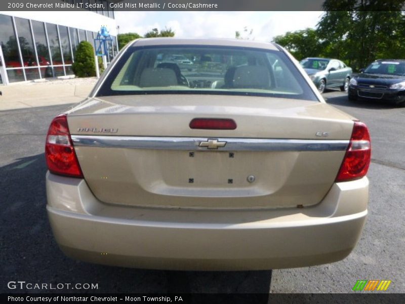 Gold Mist Metallic / Cocoa/Cashmere 2009 Chevrolet Malibu LT Sedan