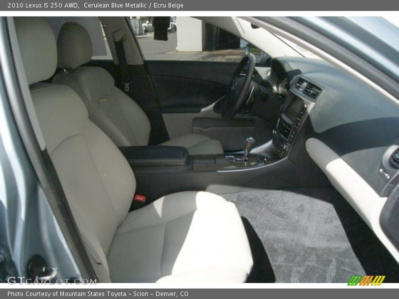 Cerulean Blue Metallic / Ecru Beige 2010 Lexus IS 250 AWD