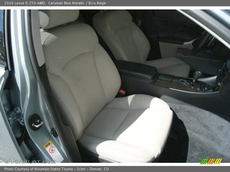 Cerulean Blue Metallic / Ecru Beige 2010 Lexus IS 250 AWD
