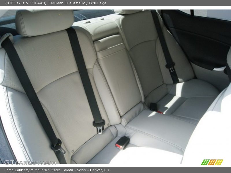 Cerulean Blue Metallic / Ecru Beige 2010 Lexus IS 250 AWD