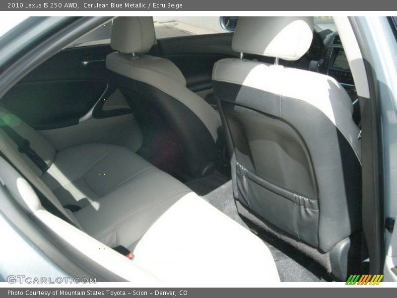 Cerulean Blue Metallic / Ecru Beige 2010 Lexus IS 250 AWD