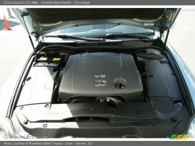 Cerulean Blue Metallic / Ecru Beige 2010 Lexus IS 250 AWD
