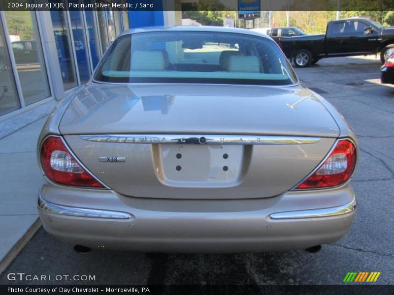 Platinum Silver Metallic / Sand 2004 Jaguar XJ XJ8