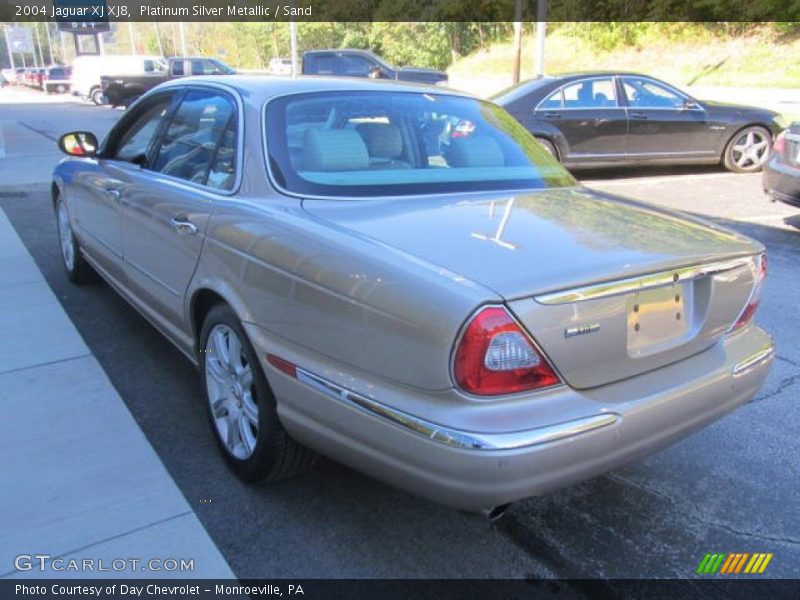 Platinum Silver Metallic / Sand 2004 Jaguar XJ XJ8