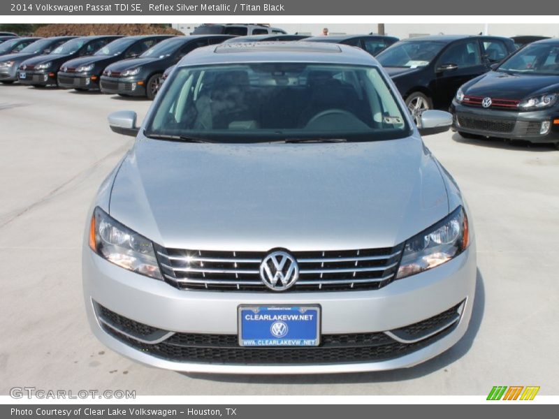 Reflex Silver Metallic / Titan Black 2014 Volkswagen Passat TDI SE