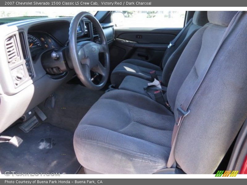 Victory Red / Dark Charcoal 2007 Chevrolet Silverado 1500 Classic LS Crew Cab