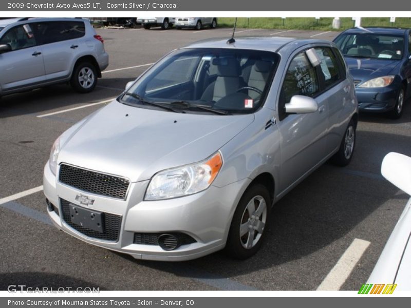 Cosmic Silver / Charcoal 2009 Chevrolet Aveo Aveo5 LT