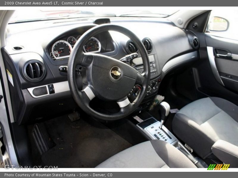 Cosmic Silver / Charcoal 2009 Chevrolet Aveo Aveo5 LT
