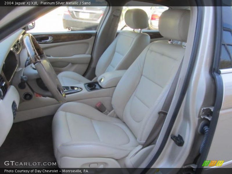 Platinum Silver Metallic / Sand 2004 Jaguar XJ XJ8