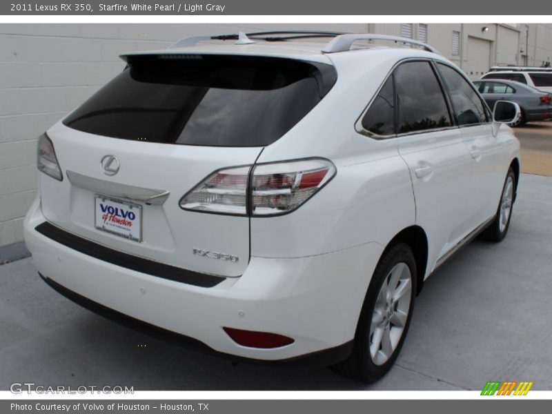 Starfire White Pearl / Light Gray 2011 Lexus RX 350