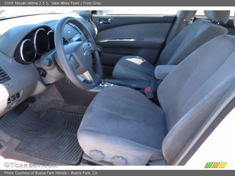 Satin White Pearl / Frost Gray 2005 Nissan Altima 2.5 S