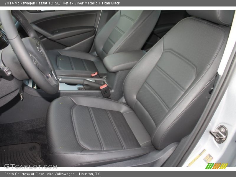 Reflex Silver Metallic / Titan Black 2014 Volkswagen Passat TDI SE