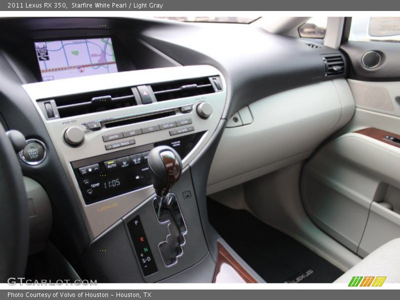 Starfire White Pearl / Light Gray 2011 Lexus RX 350