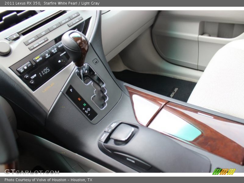 Starfire White Pearl / Light Gray 2011 Lexus RX 350