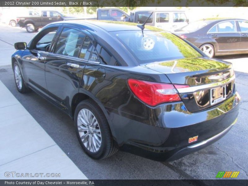 Black / Black 2012 Chrysler 200 Limited Sedan