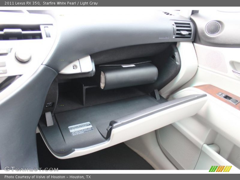 Starfire White Pearl / Light Gray 2011 Lexus RX 350
