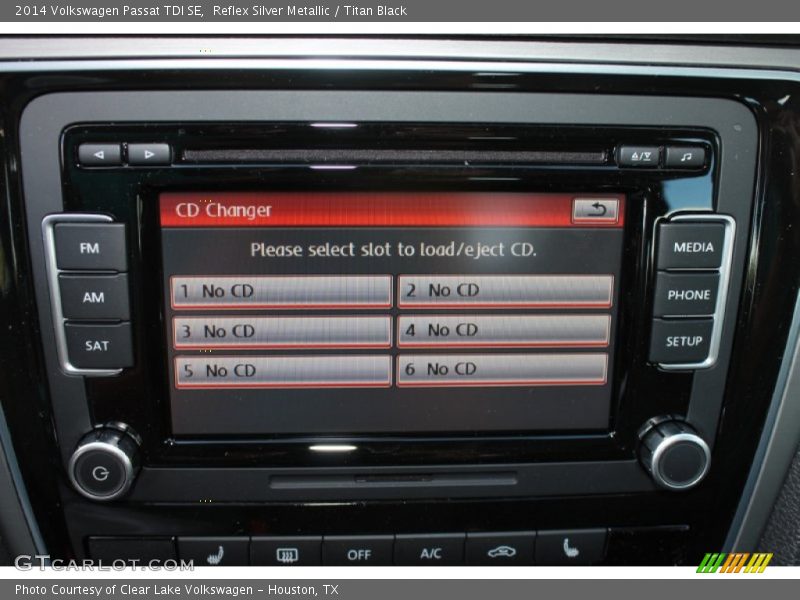 Reflex Silver Metallic / Titan Black 2014 Volkswagen Passat TDI SE