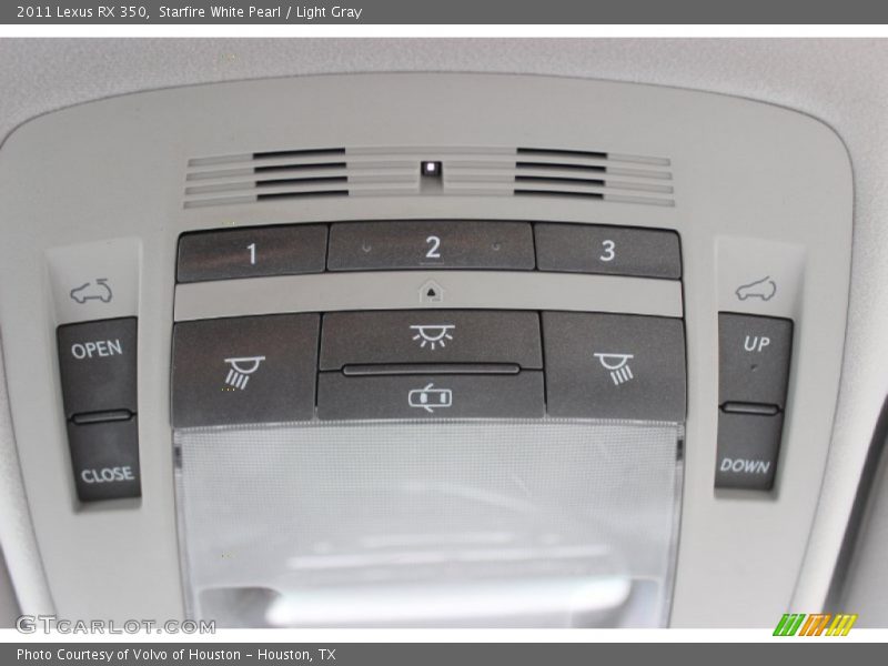 Starfire White Pearl / Light Gray 2011 Lexus RX 350